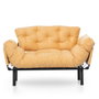 Atelier Del Sofa Nitta - Sofá-Cama de 2 Plazas Mostaza